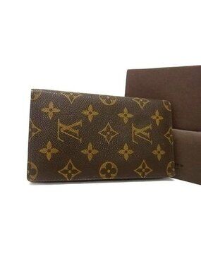 Louis Vuitton Monogram Agenda Posh Notebook Cover Schedule Book Brown